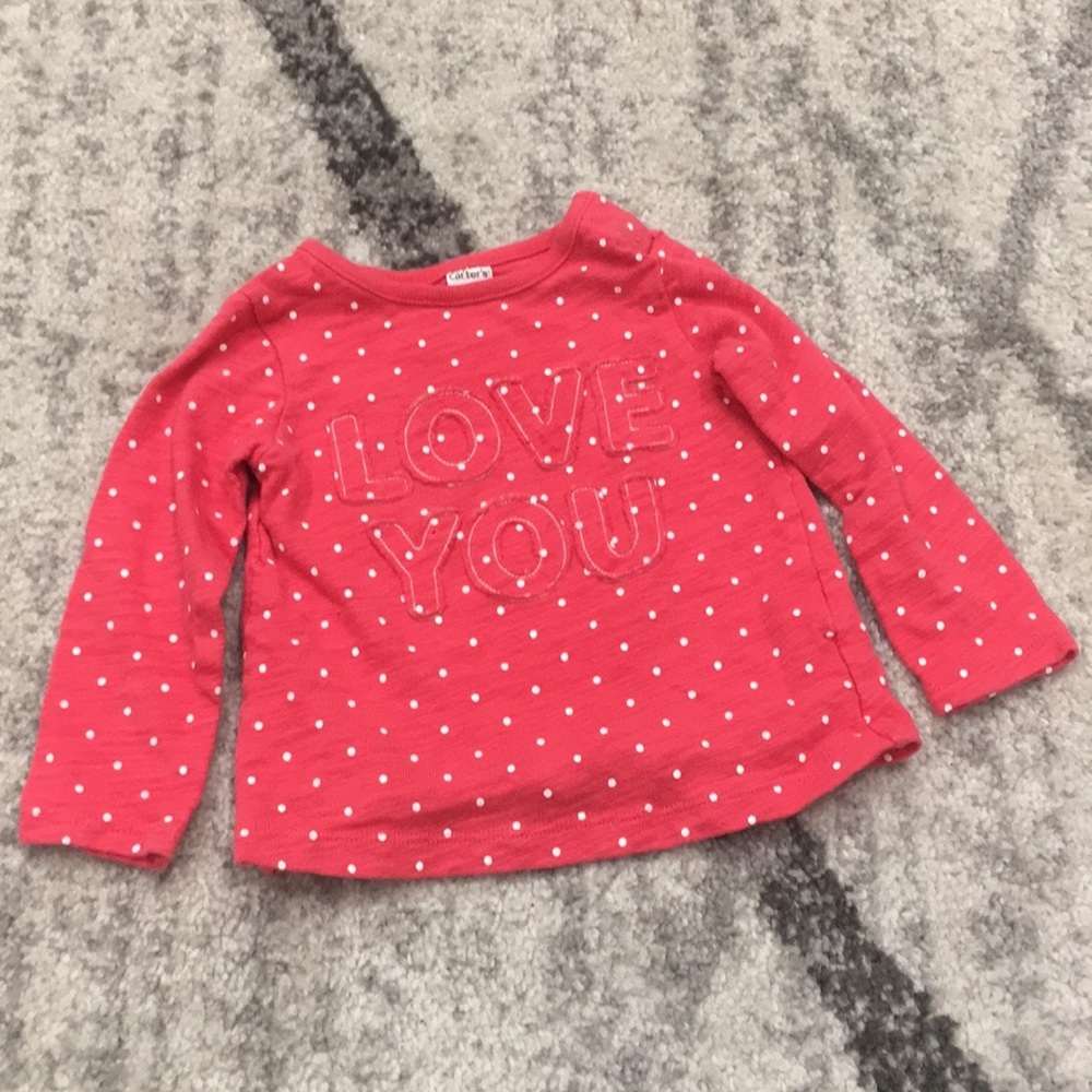 ⚡️$4 FLASH SALE⚡️ Polka Dot Long Sleeve 12-18